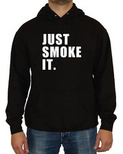 Just smoke it Kapu Fun Kult Weed Shirt Rap Hip Hop Feiern Shirt Gras Kiffen Wiz