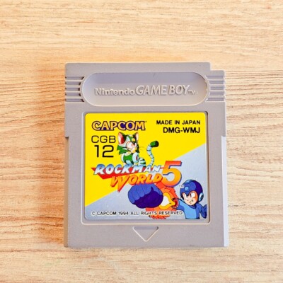 Rockman World 5 Mega Man V Nintendo Game Boy DMG-WMJ