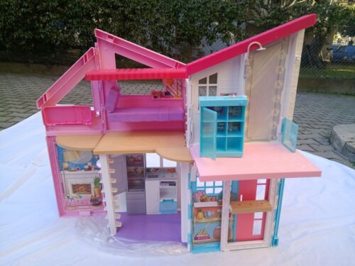 Barbie Casa Malibu - Casa / Villa disposta su due Piani - Originale Mattel FXG57 - Foto 1 di 6