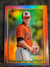 2019 Bowman Chrome REFRACTOR PROSPECT ROOKIE D.L. Hall