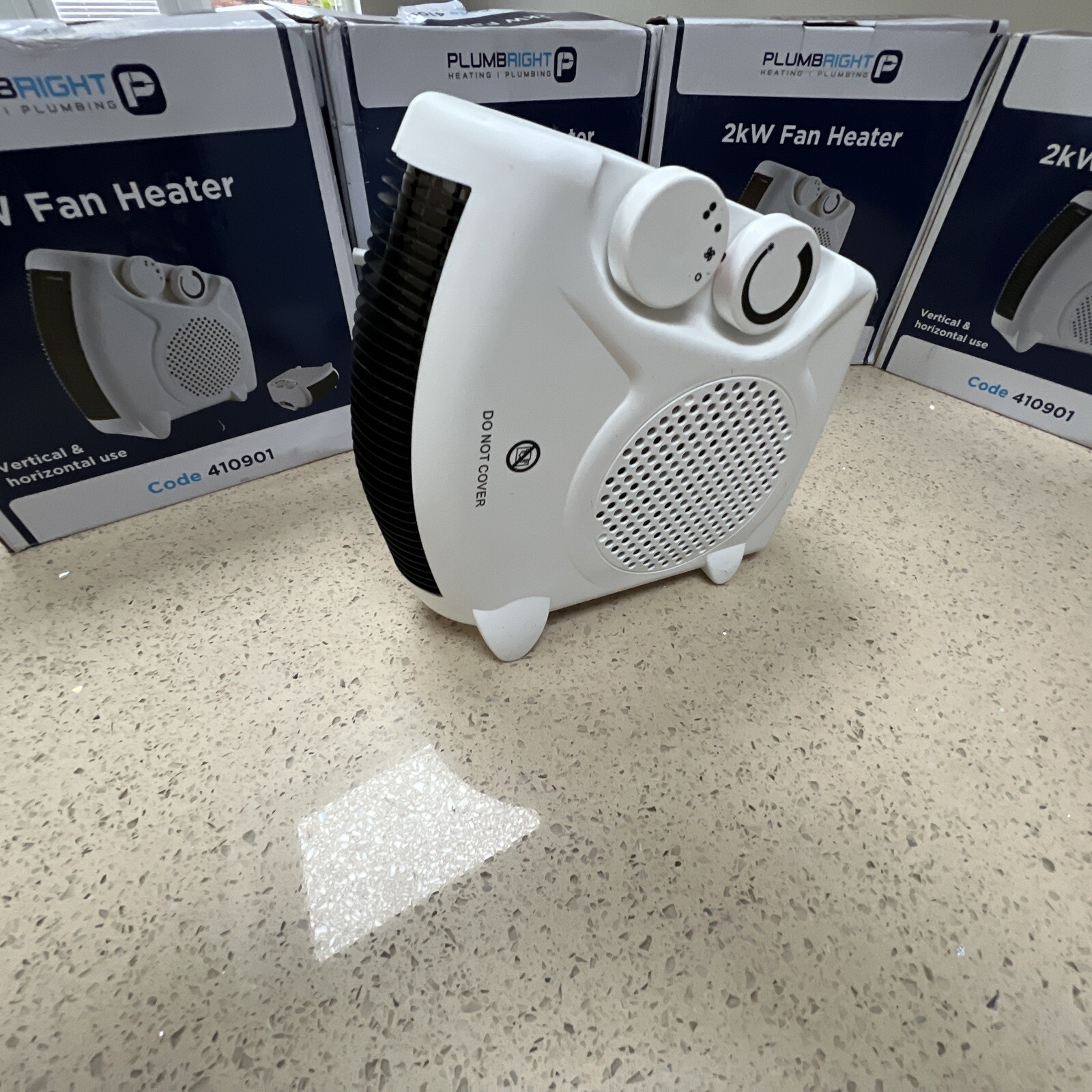 Portable Electric Fan Heater 2kw Cool/Warm/Hot Side Or Uptight. Office Fast  Del | eBay