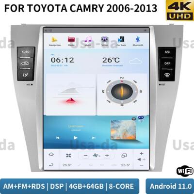 10.4''Andro11 For TOYOTA CAMRY 2006-2013  Car GPS Navigation Stereo Radio 4G+64G