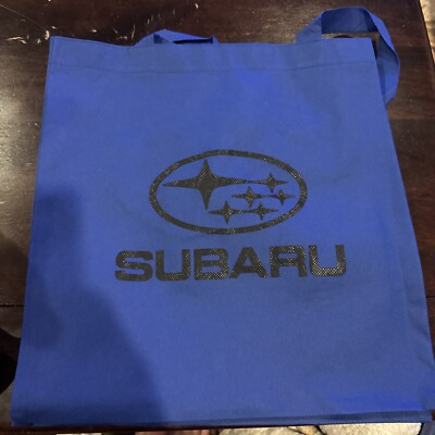 #ad SUBARU Blue Tote Bag Free Shipping Brand New $17.99