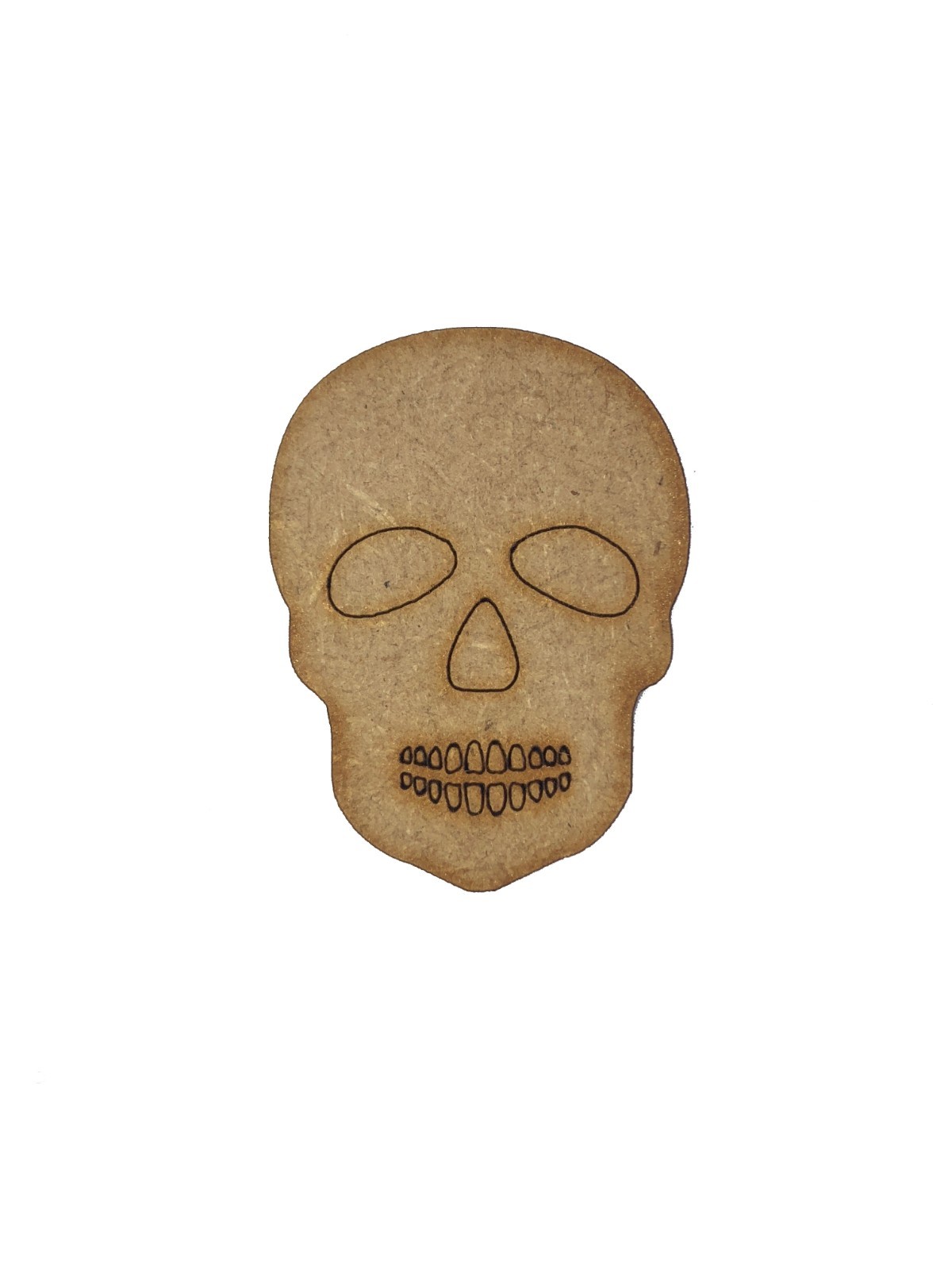 16x Skulls 4cm Wood Craft Embelishments Laser Cut Shape MDF
