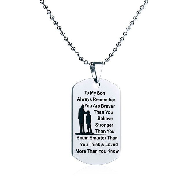 daddy dog tag necklace personalized