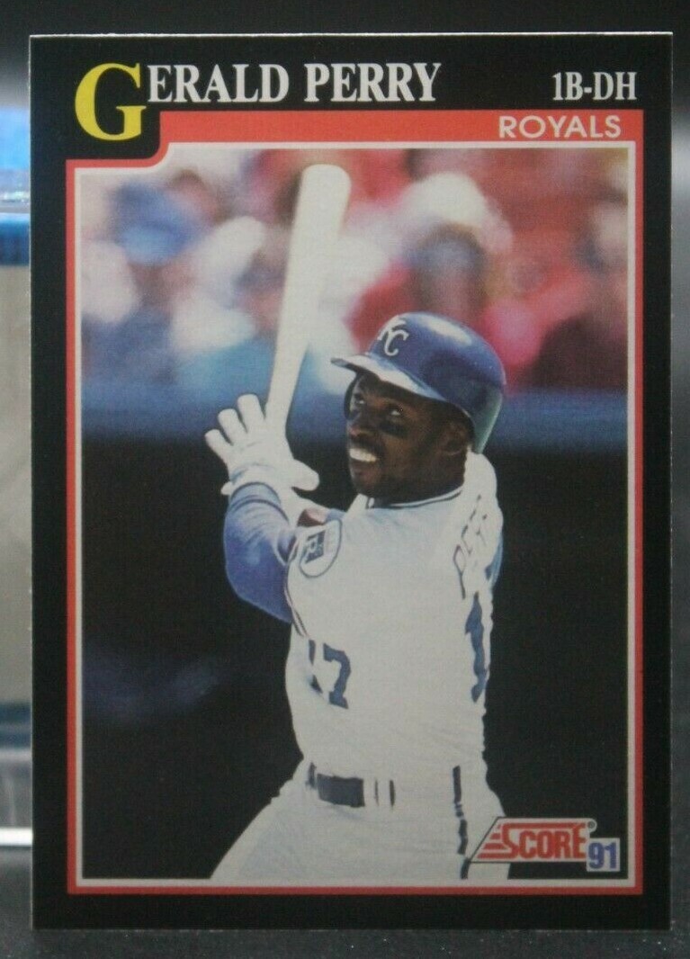 Gerald Perry (Royals) - 1991 Score #286