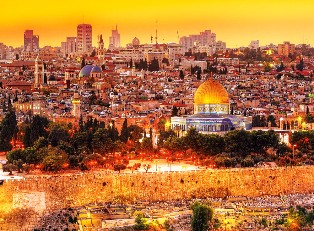Trefl Puzzle „Die Dächer Jerusalems“ – 3000 Teile, Premium-Qualität, Für Erwachsene & Jugendliche