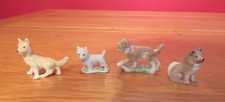 Vintage Wade Whimsies 1st Animals 1950s Dogs Westie/scottie,Retriever, Alsatian