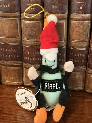 EneMan Fleet Enema Plush 4  Christmas Ornament.  Mint Condition NWT