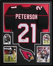 Framed Patrick Peterson Arizona Cardinals Pro Style Custom Jersey BAS Authent...