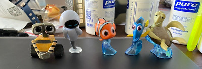 Thinkway Toys Disney Pixar - WALL-E & Finding Nemo Characters Mini Figures