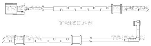 Frankberg Bremsbelag Warnkontakt 2-Polig Für Jaguar S-Type XF XJ - C2D2976