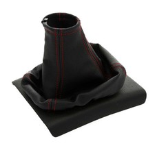 Schaltsack passend für Opel Zafira A Bj. 1999-2005 rote Naht Echtes Leder Neu