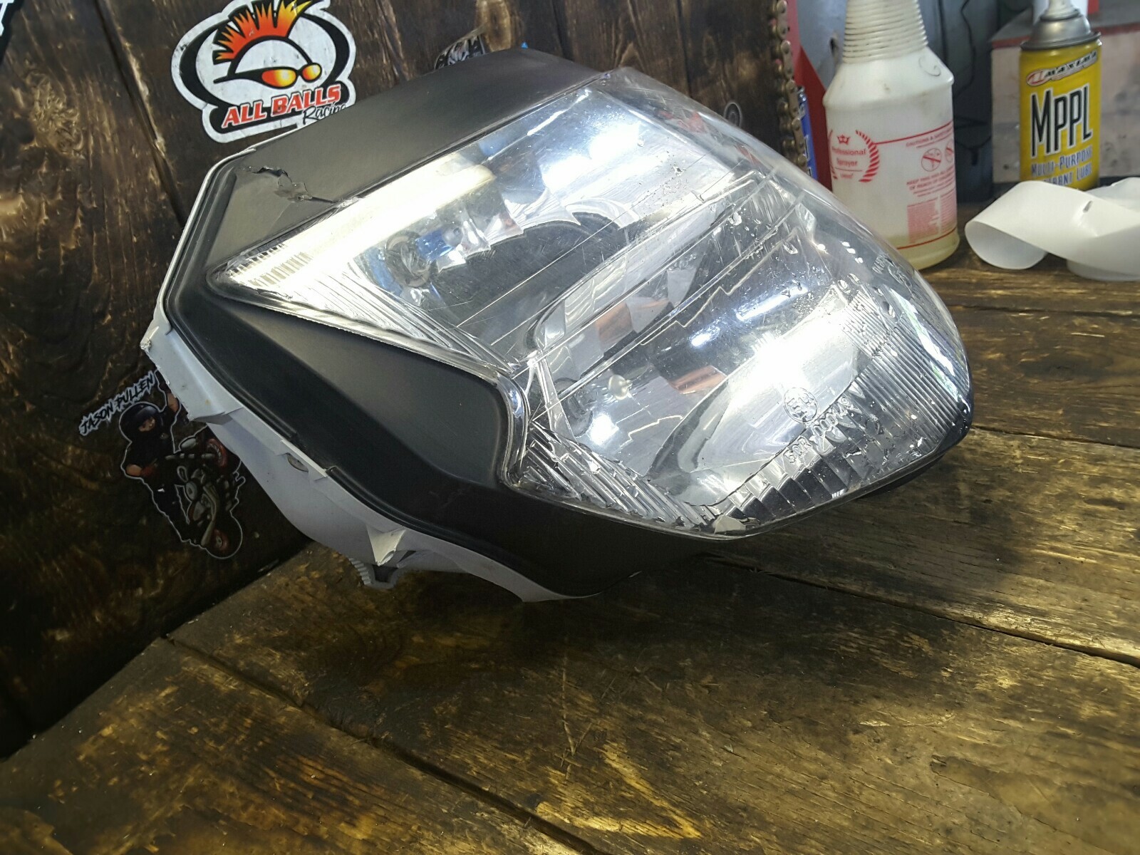 97 Honda CBR 1100 CBR1100 XX Blackbird Headlight Head Light Lamp eBay