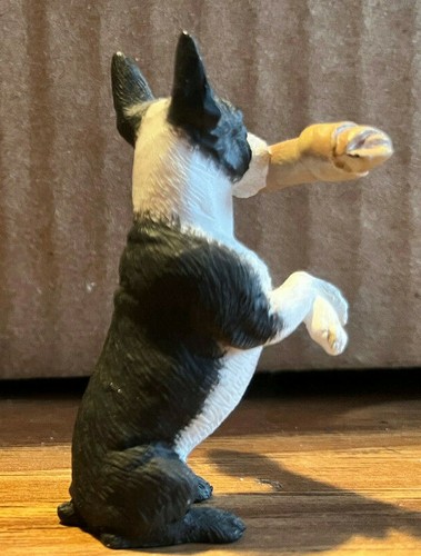 The Danbury Mint Figur Boston Terrier Hund sitzend während Rohhaut - Bild 4 von 4