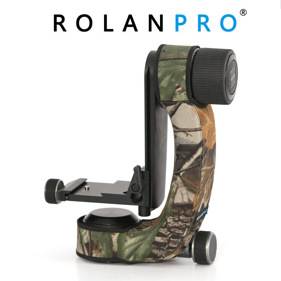 ROLANPRO Camouflage Sleeve/Protective Case For Gitzo GHFG1 Gimbal Head  Telephoto