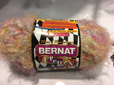 BERNAT FRENZY PANIC PINK ORANGE PURPLE KNITTING CROCHET DESIGNER YARN CRAFTS 50G