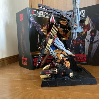 Transformers KURO KARA KURI Victory Star Saber Leo Robo Figure