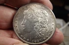 1897-P Morgan Silver Dollar AU+++ with nice peripheral toning.