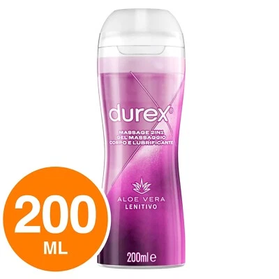 Lubrificante Intimo DUREX ALOE VERA Play MASSAGE 2in1 Gel Intimo per Massaggi