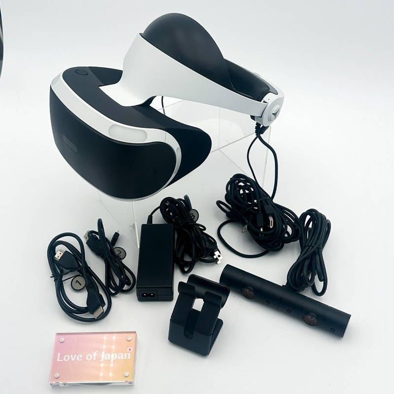 Sony PlayStation PSVR VR PS4 Virtual Reality Headset CUH-ZVR2 Good Condition