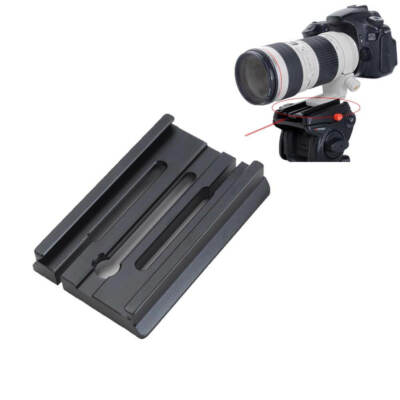 Adapter for Arca-Swiss Fit Quick Release Plate to Manfrotto Gitzo Gear Head HOT