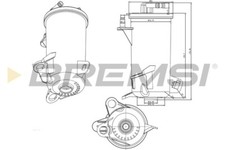 FE0813 BREMSI Kraftstofffilter für HONDA