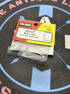 Du-Bro / Dubro. 920 Micro2 E/Z Link (For .047 Pushrods)