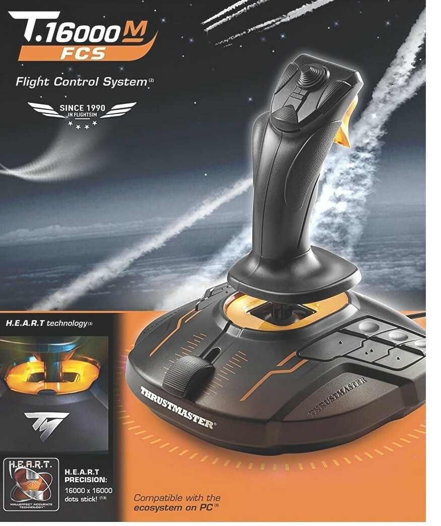 ThrustMaster T16000M Fcs Joystick 8 Address Joystick Pc- 4