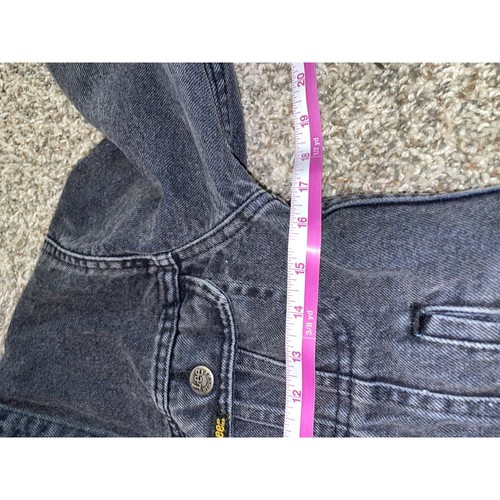 Vintage Lee Jeans Junk On Jeans Denim Jacket Gray Children youth Kid's M Medium - Picture 9 of 10