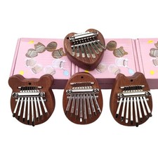 LEKATO Mini Wooden Thumb Piano 8 Key Kalimba Finger Pianofor Kids Adults
