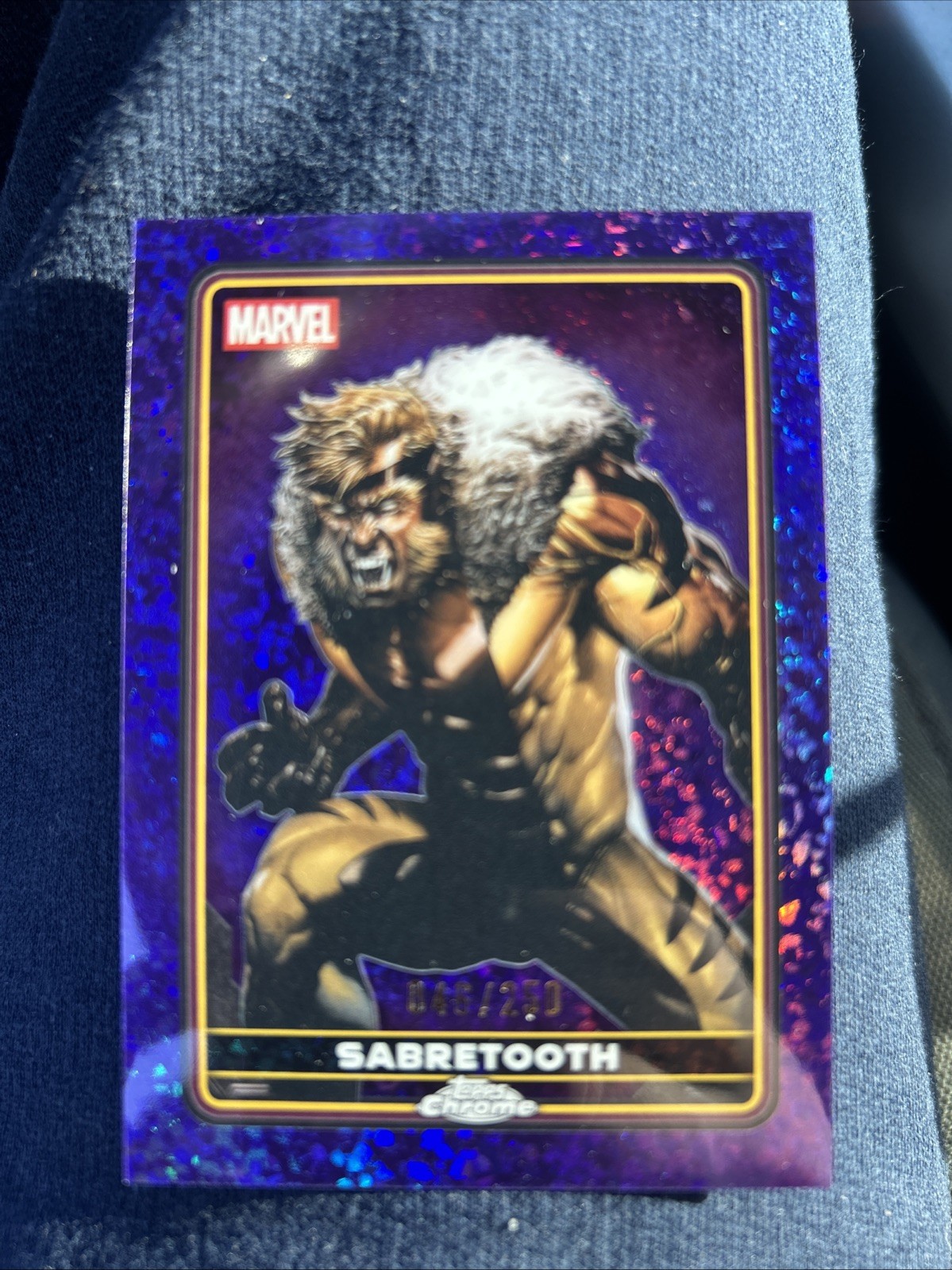 Sabretooth 2025 marvel topps chrome