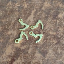 Restposten 4 Vintage Gold Metall Kutsche Kaminuhr Riegel Uhrbauteile