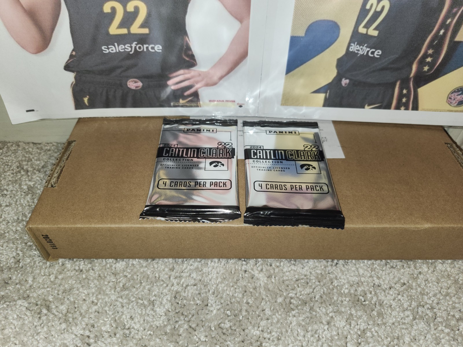 2024 Caitlin Clark Collection Two (2) Sealed Packs ~ Autograph??? ~ [8 Cards]