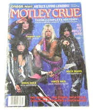 Motley Crue November 1986 Creem Magazine Their Complete History Lots of Wear