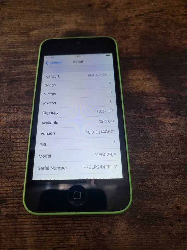 Apple iPhone 5c 16GB Green A1507 GSM Smartphone Good Working Locked. 40 - Image 4 of 4