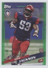 2019 Topps Alliance of American Football Green 8/10 Andrew Jackson Drew #171 0g0