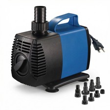 1720GPH Adjustable Submersible Amphibious Water Pump Fountain Fish Tank Aquarium