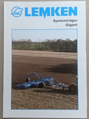 Lemken Giant System Carrier Brochure Tractor Bulldog Tractor 