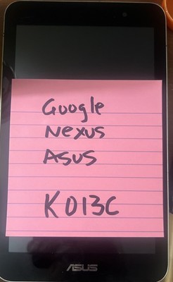 ASUS Google Nexus 7  Android Tablet K013C 16gb