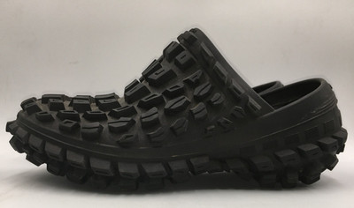 MEN S SIZE 10.5-11 (44) BALENCIAGA BOUNCER BLACK CLOGS SLIP ON SHOES SANDALS