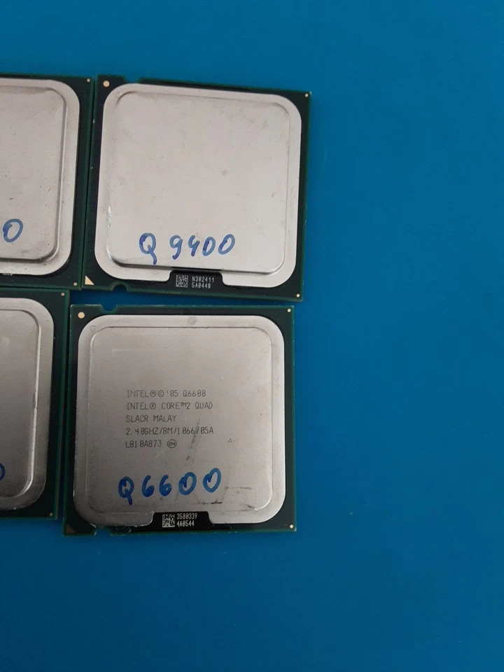 PROCESSORE SOCKET LGA 775 INTEL QUAD CORE Q9400 ,8400,8300,8200,9300,6600, - Immagine 4 di 4