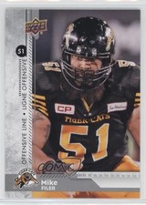 2018 Upper Deck CFL Mike Filer #46 0e3