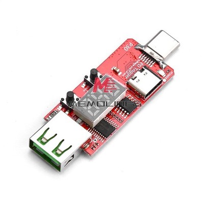 Type-C USB PD3.0 Fast Charge Digital Display Voltmeter Ammeter Trigger Detector 