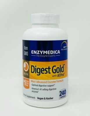 Enzymedica Digest Gold Digestive Support Supplement - 240 Count exp2027