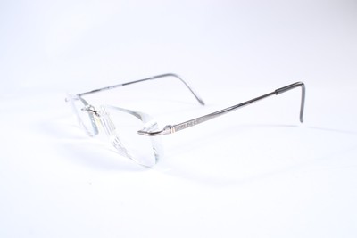 Jaeger Brille Mod. 232 Unisex Silber C. 62 Randlos Titan Brille Brillengestell