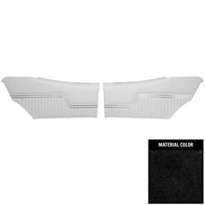 New Pre-assembled Rear Side Panels Black Pui Fits Chevrolet Chevelle Pd240c New Pre-assembled Rear Side Panels Black Pui Fits Chevrolet Chevelle Pd240c