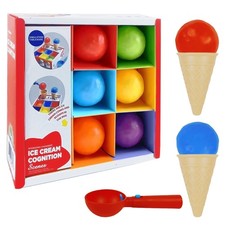 Ice Cream Toy 9 Pcs - Pretend Play Toys for Toddlers- Multi Color Ice Cream...