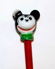 SCARCE NEAR MINT👍 DISNEY 1930s MICKEY MOUSE PORCELAIN HEAD TOPPED "PARADE CANE"