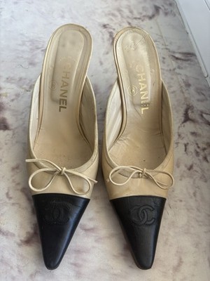 Chanel Pumps Vintage Mules Größe 40 EU